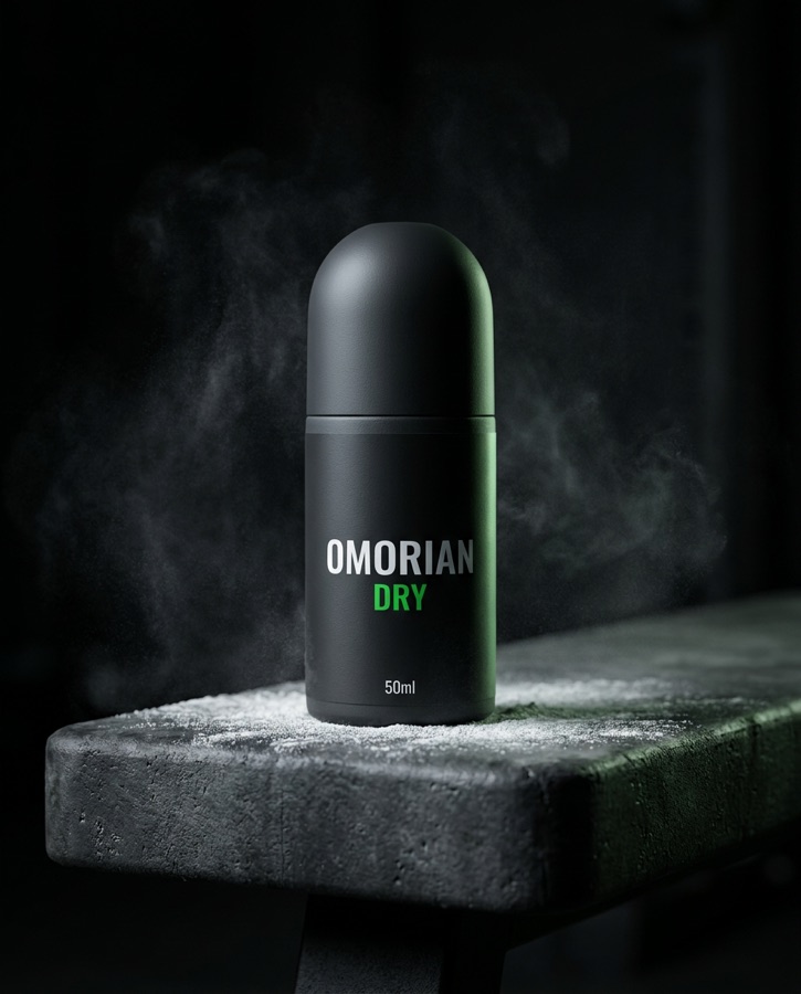 Roll-on Omorian DRY — antitranspirant mains & pieds